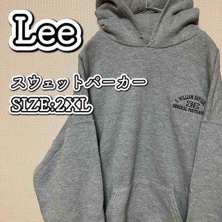 リー(Lee)のLee スウェットパーカー　古着　ユルダボ(パーカー)