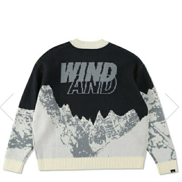 WIND AND SEA - WIND AND SEA MT SNOW SWEATER BLUE XLの通販 by