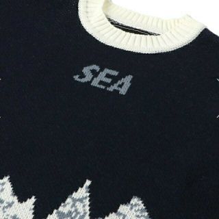 WIND AND SEA MT SNOW SWEATER BLUE XL-