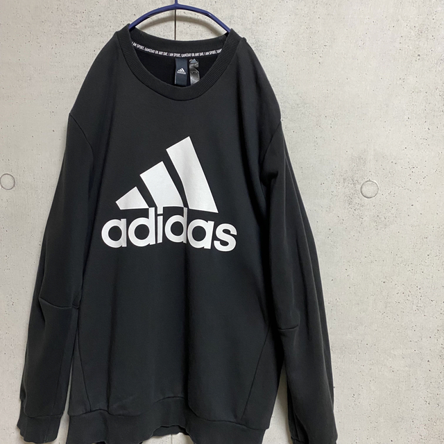 adidas(アディダス)の【NYCN様専用！！】ラバープリント　スウェット　サイズXO 古着 メンズのトップス(スウェット)の商品写真