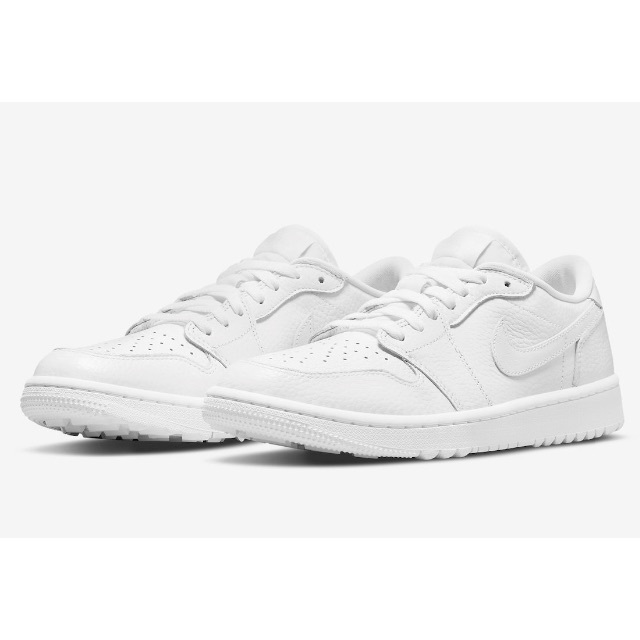 新品AIR JORDAN 1 LOW GOLF ゴルフシューズ トリプルホワイト