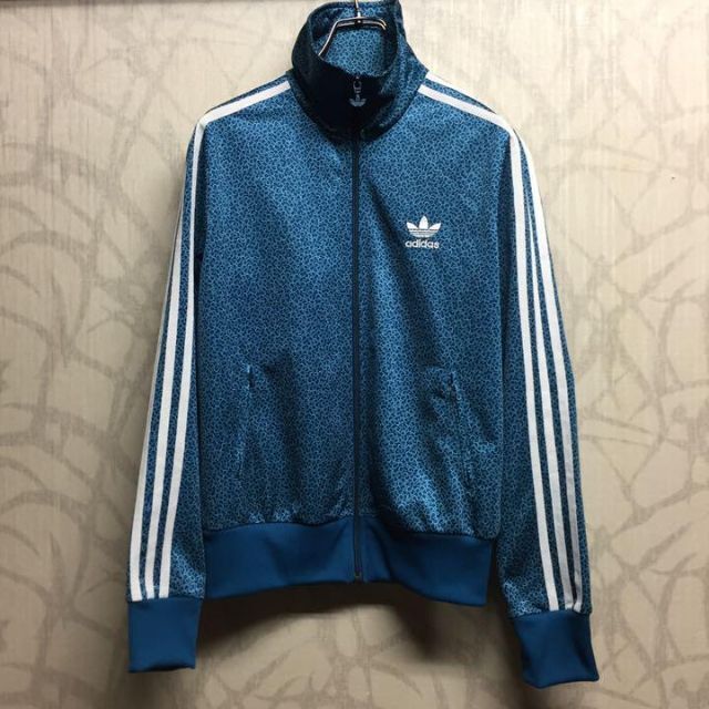 激レア 5XL adidas アディダス トラックジャケット ベージュ 白 ロゴ