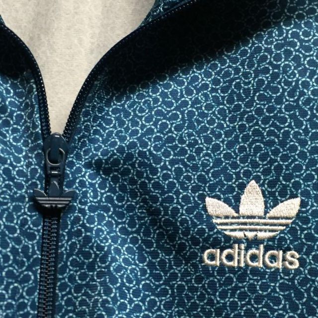 激レア 5XL adidas アディダス トラックジャケット ベージュ 白 ロゴ