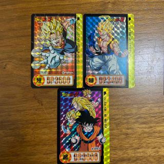 ドラゴンボール(ドラゴンボール)のドラゴンボール　カードダス　本弾ベジット＆ゴジータ＆悟空生い立ちスーパーサイヤ人(カード)