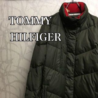 トミーヒルフィガー(TOMMY HILFIGER)の【激レア】トミーヒルフィガー　ダウンコート　グリーン　ダウン55％(ダウンジャケット)