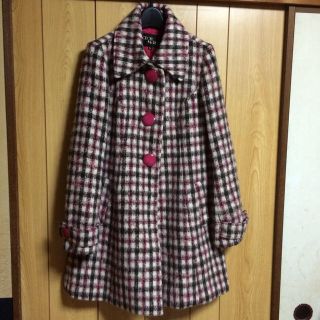 セシルマクビー(CECIL McBEE)の送料込！セシルマクビー♡チェック柄コート(ロングコート)