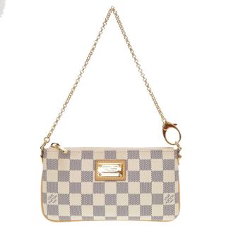 ルイヴィトン(LOUIS VUITTON)の新品同様 ルイヴィトン ダミエアズール N60027 ポシェットミラMM アクセサリーポーチ 0054【中古】LOUIS VUITTON(ポーチ)