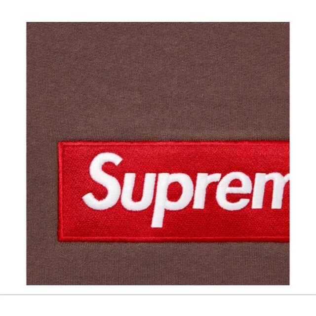 Supreme Box Logo Crewneck brown Lサイズ