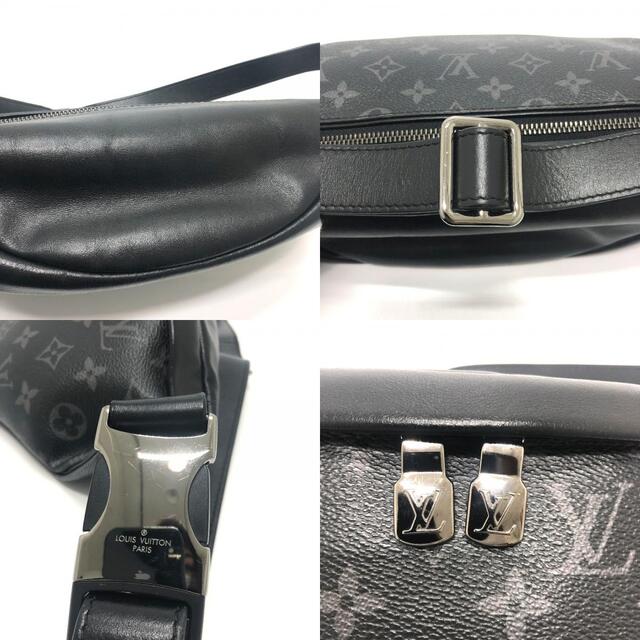 LOUIS VUITTON(ルイヴィトン)のルイヴィトン LOUIS VUITTON ボディバッグ M44336 モノグラムエクリプス  カバン ディスカバリー・バムバッグ PM ボディバッグ モノグラムエクリプスキャンバス ブラック メンズのバッグ(ボディーバッグ)の商品写真