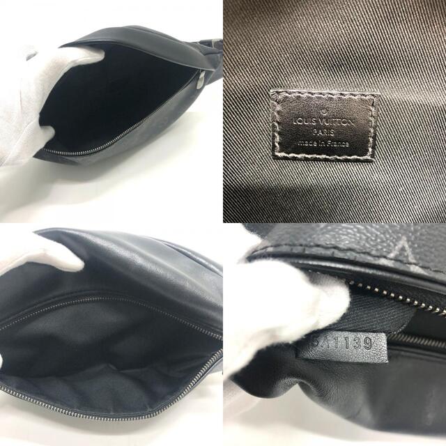 LOUIS VUITTON(ルイヴィトン)のルイヴィトン LOUIS VUITTON ボディバッグ M44336 モノグラムエクリプス  カバン ディスカバリー・バムバッグ PM ボディバッグ モノグラムエクリプスキャンバス ブラック メンズのバッグ(ボディーバッグ)の商品写真