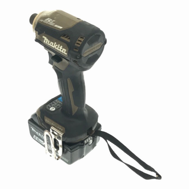 Makita(マキタ)の☆中古品☆makita マキタ 18V充電式インパクトドライバ TD171DGXAB オーセンティックブラウン バッテリー2個(6.0Ah)付 充電器/ケース 62496 自動車/バイクのバイク(工具)の商品写真