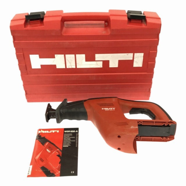 ☆中古品☆HILTI ヒルティ 21.6V 充電式レシプロソー WSR650-A ☆中古品☆HILTI ヒルティ 21.6V 充電式レシプロソー WSR650-A