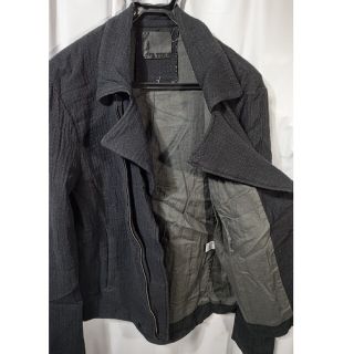 限定数のみ! 未使用 OURET ライダースジャケット ブラック 布帛