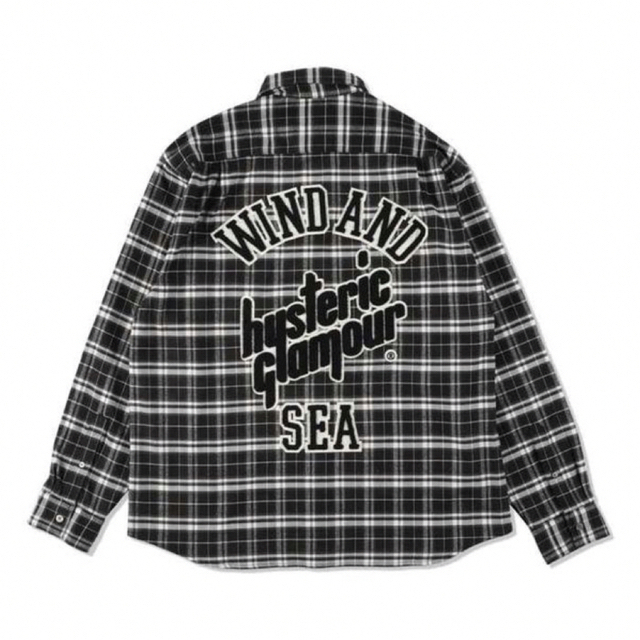 HYSTERIC GLAMOUR x WDS/チェックシャツ/黒/M 1