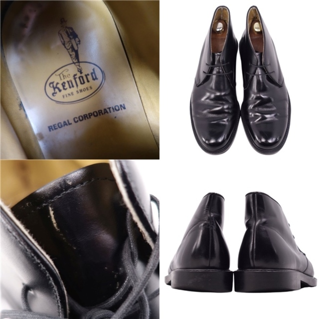 ケンフォード KENFORD ブーツ チャッカブーツ カーフレザー 革靴 シューズ 靴 メンズ 26cm ブラック 8