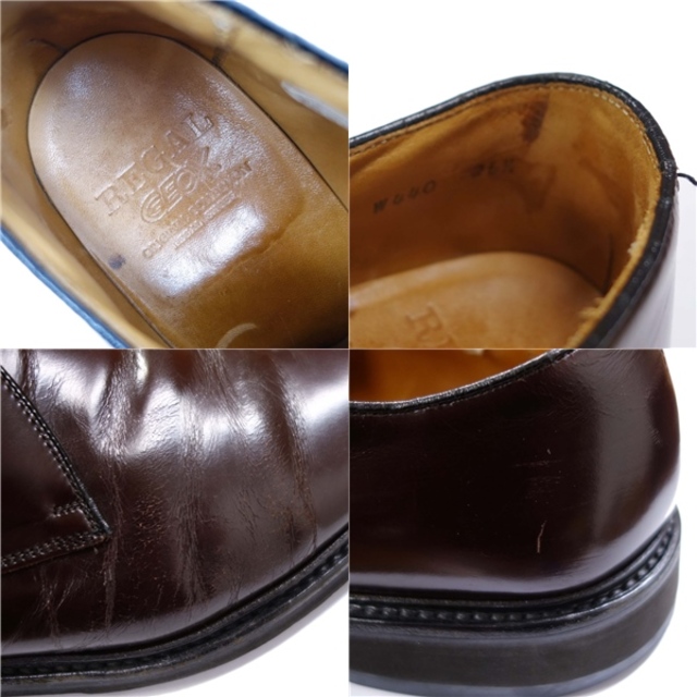 REGAL(リーガル)のリーガル REGAL レザーシューズ ビジネスシューズ カーフレザー 革靴 モンクストラップ メンズ 26.5cm ブラウン メンズの靴/シューズ(ドレス/ビジネス)の商品写真