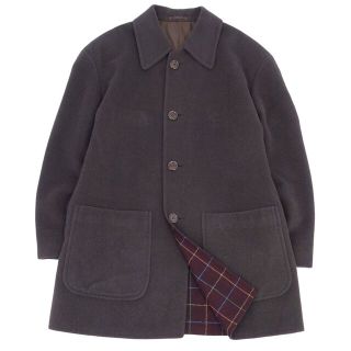 ランバン(LANVIN)の美品 Vintage ランバン LANVIN CLASSIQUE コート ステンカラーコート キャメル ウール カシミヤ アウター メンズ R48-45(M相当) ダークグレー(その他)