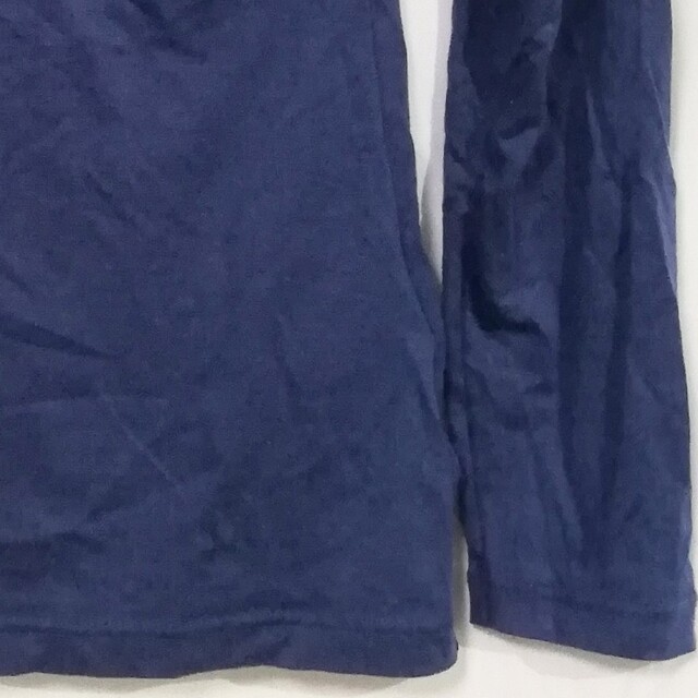 UNIQLO(ユニクロ)のユニクロ UNIQLO ヒートテック 長袖シャツ ブルー M 無地 レディースのトップス(Tシャツ(長袖/七分))の商品写真