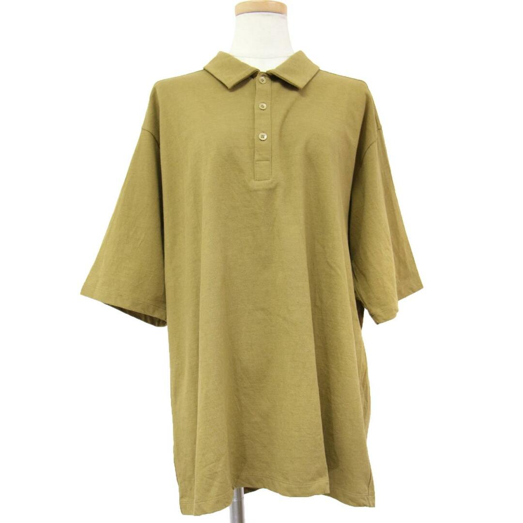 ATON エイトン Tシャツ ポロシャツ カーキ 04(M) 半袖 コットン 綿