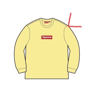 シュプリーム(Supreme)のSupreme Box Logo Crewneck "Pale Yellow"(スウェット)