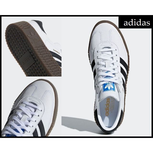 adidas(アディダス)の新品 アディダス SAMBA ROSE W 厚底 ダッド シューズ 24.5 ① レディースの靴/シューズ(スニーカー)の商品写真
