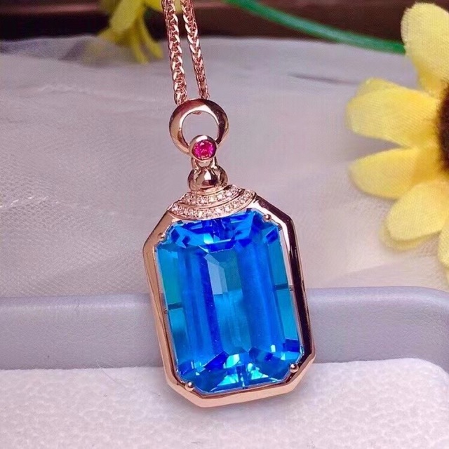 ⭐天然 トパーズ ペンダントトップ k18 19.15ct 一番の贈り物 62400円