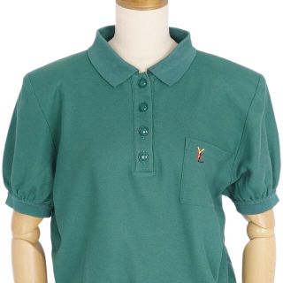 イヴサンローラン Yves Saint Laurent シャツ ブラウス 半袖 肩パット