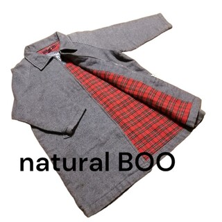 ナチュラルブー(Natural Boo)の新品未使用★naturalBOOナチュラルブー グレーコート(コート)