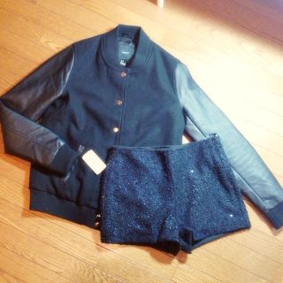 フォーエバートゥエンティーワン(FOREVER 21)のForever21スタジャン、ショーパン(ミリタリージャケット)