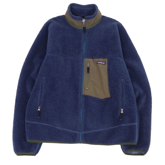 パタゴニア PATAGONIA ジャケット クラシック レトロX 23055 メンズ M フリース ジップアップ アウター L ブルー