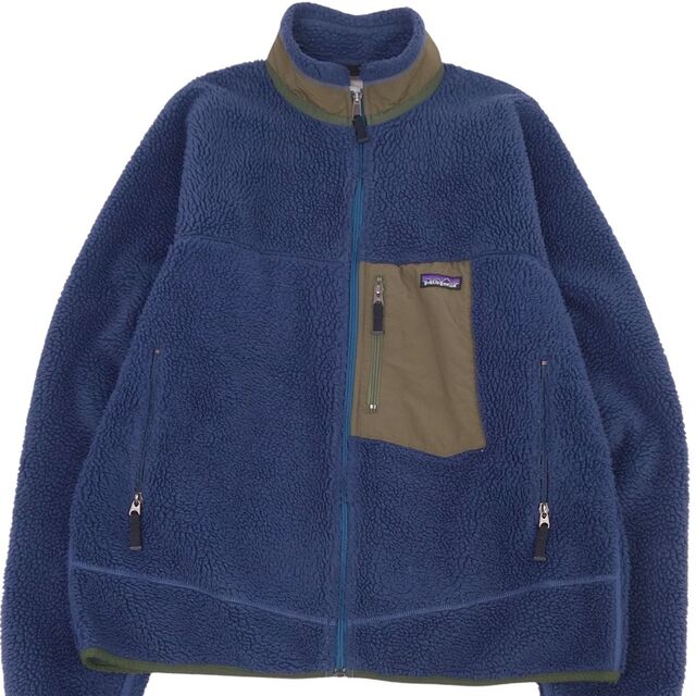 パタゴニア PATAGONIA ジャケット クラシック レトロX 23055 メンズ M フリース ジップアップ アウター L ブルー