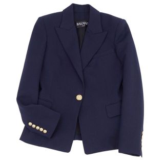 BALMAIN - 美品 バルマン BALMAIN ジャケット テーラード ウール