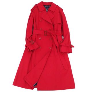 バーバリー(BURBERRY) トレンチコート(レディース)（レッド/赤色系）の