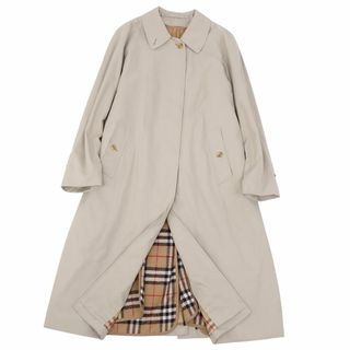 バーバリー(BURBERRY)の美品 Vintage バーバリー Burberrys コート ステンカラーコート バルマカーンコート レディース 英国製 コットン アウター 古着 10(L相当) ベージュ(その他)