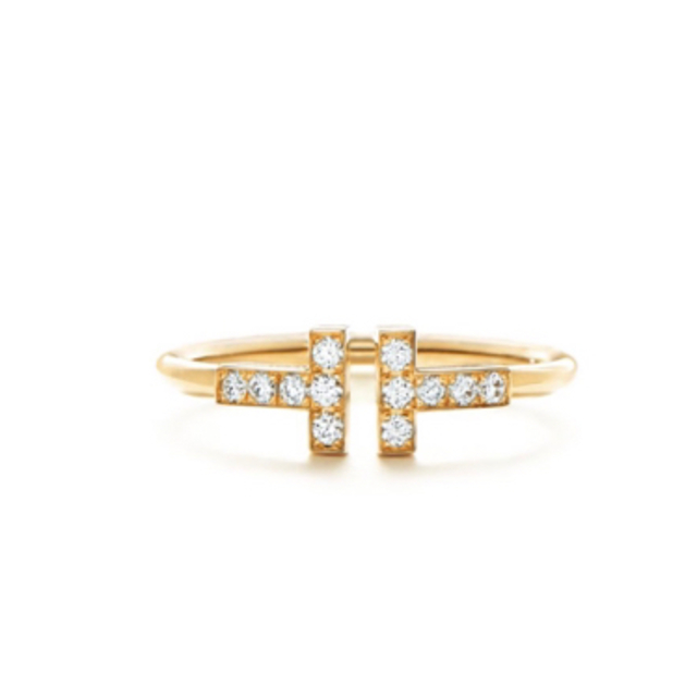 Tiffany & Co.(ティファニー)のティファニー  ダイヤモンド ワイヤー リング レディースのアクセサリー(リング(指輪))の商品写真