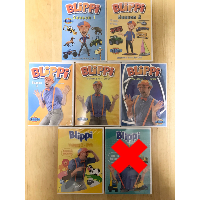 BLIPPI ブリッピー DVD 6枚セット BLIPPI ブリッピー DVD 6枚セット