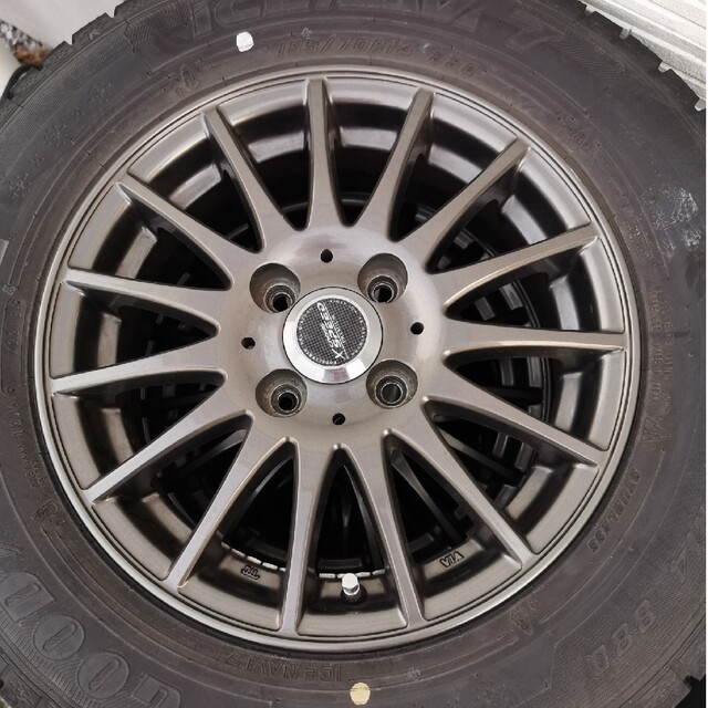 値下げ　185/70R14 ホイール付アイスナビ7