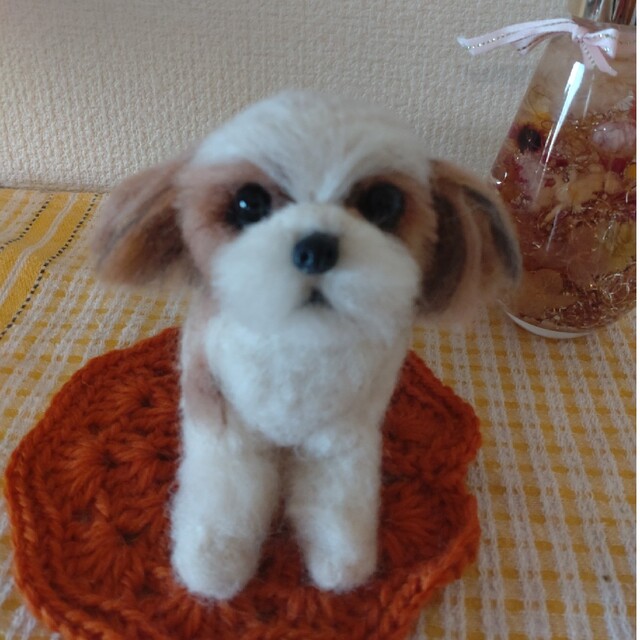 羊毛フェルト☆シーズー☆ハンドメイド☆ぬいぐるみの通販 by Coco ...