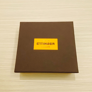 エッティンガー(ETTINGER)のはるか様専用　ETTINGER エッティンガー 二つ折り財布 空き箱とショッパー(ショップ袋)