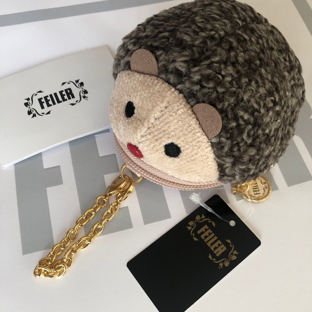 新品】フェイラー ハリネズミ チャームポーチ 値引きする www
