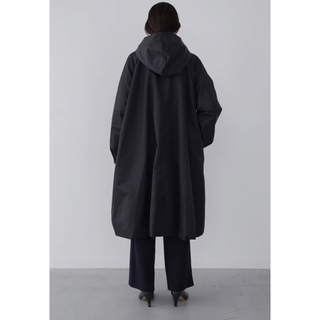 iirot Nylon Satin Patted Coat Black コート
