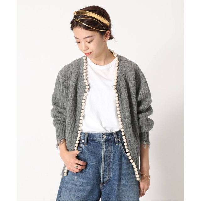 MADISONBLUE - 新品未使用☆MADISONBLUE パールカーディガン 01 MADISONBLUE - 新品未使用☆MADISONBLUE パールカーディガン 01
