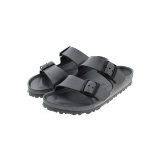 ビルケンシュトック(BIRKENSTOCK)のBIRKENSTOCK ビルケンシュトック サンダル 24cm グレー 【古着】【中古】(サンダル)