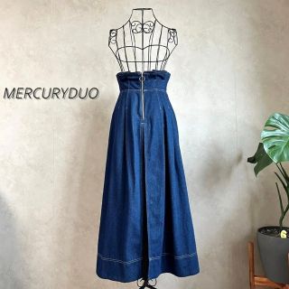 マーキュリーデュオ(MERCURYDUO)の【美品】マーキュリーデュオ　デニムスカート(ロングスカート)