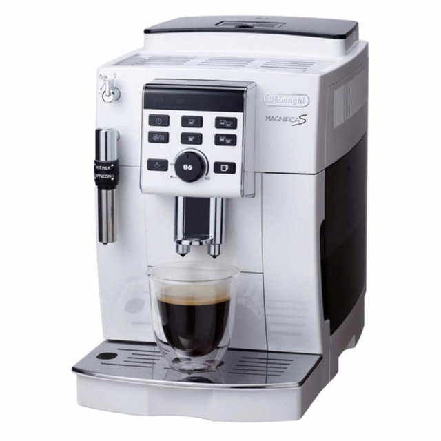 DeLonghi - デロンギ コンパクト全自動コーヒーメーカー ホワイト ECAM23120WN
