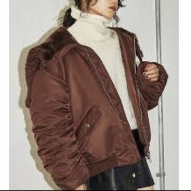 EMODA - EMODA フェイクファー HOODIE HEAVY MA-1の通販 by EMODA - EMODA フェイクファー HOODIE HEAVY MA-1の通販 by