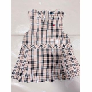 お値下げ☆美品☆バーバリー☆チェックシヤッ　パンツセット☆90