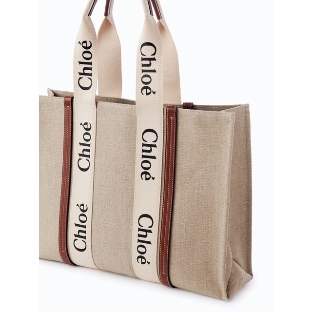 Chloe(クロエ)の【新品 未使用】Chloe クロエ トートバッグ woody ラージトートバッグ レディースのバッグ(トートバッグ)の商品写真