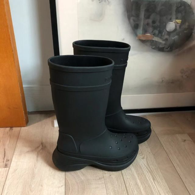 極美品 バレンシアガ クロックス crocs レインブーツ acsenda.com