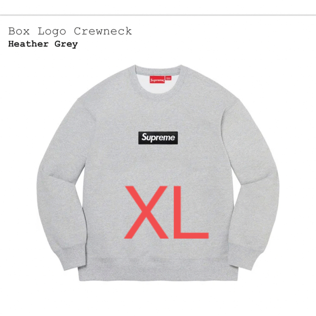 Supreme 22F/W Box Logo Crewneck XL